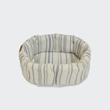 Dog Pillow Lazy Linen Stripes Natural/Blue