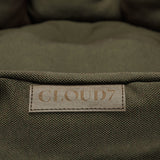 Dog Pillow Lazy Canvas Olive
