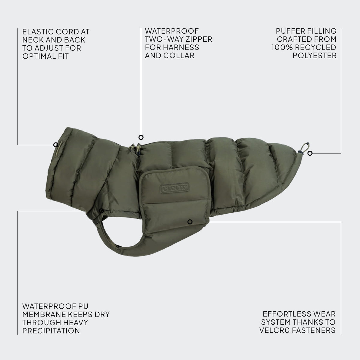 Sighthound Dog Coat Alaska