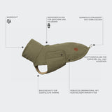 Dog Coat Yukon Teddy Khaki