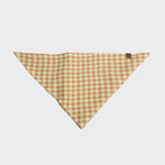 Hundehalstuch Bandana Check Orange
