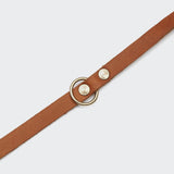 Hundeleine Riverlino Camel Gold