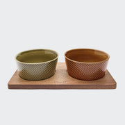 Set Futterstation Alain Avocado/Cinnamon